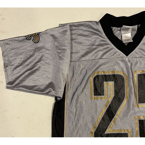 New Orleans Saints Reggie Bush Jersey Men's Large‎ Gray Gold NFL Apparel - Picture 4 of 9